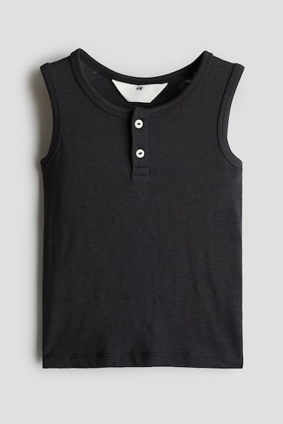 Button-Top Tank Top